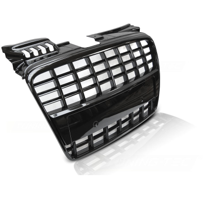 Parrilla Delantera Audi A4 B7 04-08 S8 Look Negro Brillante.