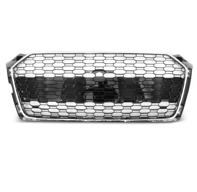 Parrilla Deportiva Cromado Negro Brillo Fit Audi A5 19-