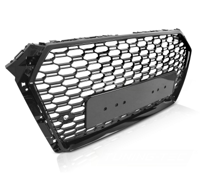 PARRILLA DEPORTIVA NEGRO BRILLANTE PDC PARA AUDI A4 B9 15-19
