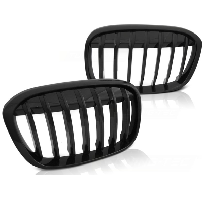 Parrilla Delantera Bmw X1 F48 15- Negro Brillante.