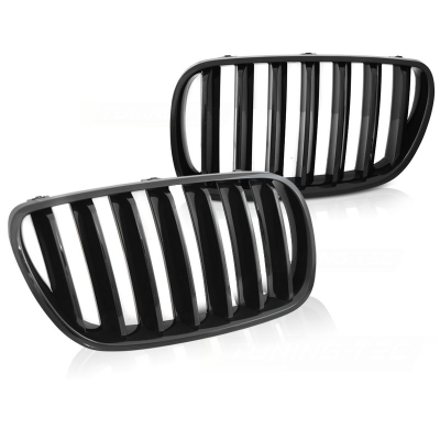 Parrilla Delantera Bmw X3 E83 Lci 06-10 Negro Brillante.
