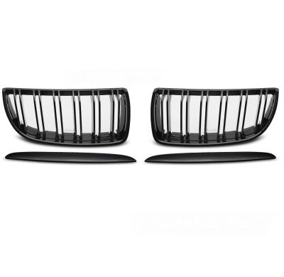 PARRILLA DEPORTIVA NEGRO BRILLANTE PARA BMW E90 E91 05-08