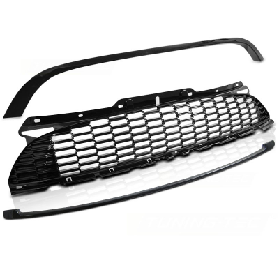 Parrilla Delantera Mini Cooper S/Jcw 06-14 R56/57/55 Negro Brillante.