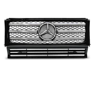 Parrilla Deportiva Mercedes W463 90-12 Negro Cromado