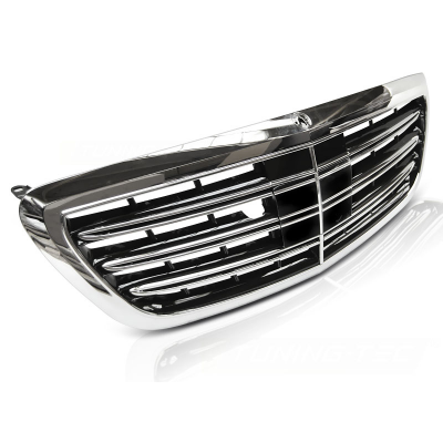 Parrilla Delantera Mercedes W222 13-18 S65 Style Night View