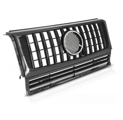Parrilla Delantera W463 90-12 Glossy Black W464 G63 Look