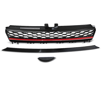 Parrilla Deportiva Vw Golf 7 Gti Style Red