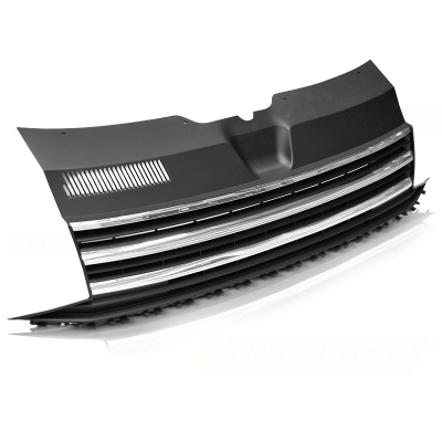 Parrilla Delantera Vw T6 2015- Black Chrome