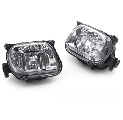 FAROS ANTINIEBLA TRANSPARENTES PARA MERCEDES W210 95-99 / A208 99-03 / C208 97-02 / SLK R170 96-04