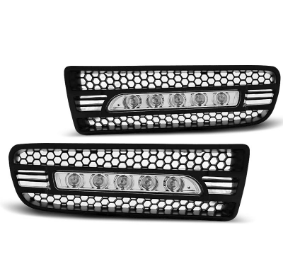 Vw Golf 4 Led 09.97-09.03 Faros Delanteros Luz Diurna Negro