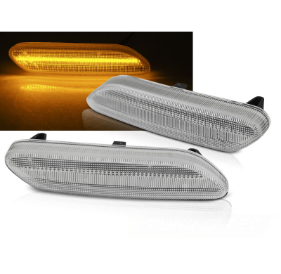 INTERMITENTES LED BLANCO DE DIRECCIÓN LATERAL compatible con MINI COOPER R60 R61 10-16 con intermitente dinamico
