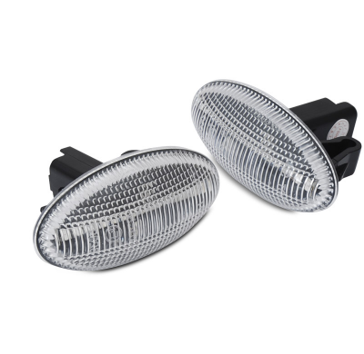 INTERMITENTES DIRECCIÓN LATERAL LED BLANCO compatible con PEUGEOT 107 206 307 CITROEN C1 C2 C3 C4 con intermitente dinamico