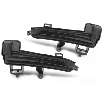 DIRECCION LATERAL EN EL ESPEJO AHUMADO LED INTERMITENTE DINAMICO apto para SKODA SUPERB III 15-18