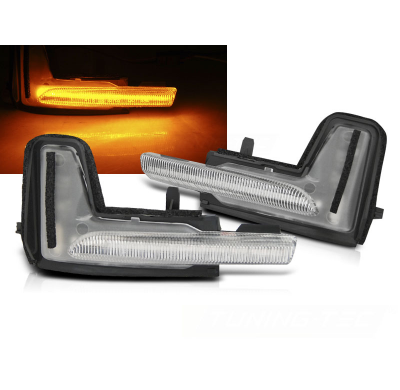INTERMITENTES DIRECCIÓN LATERAL EN EL ESPEJO LED BLANCO para VOLVO XC90 MK II 14-20