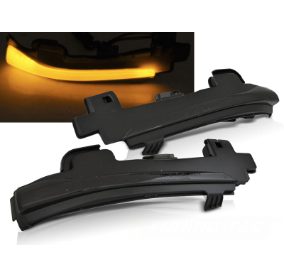 INTERMITENTES DIRECCIÓN LATERAL EN EL ESPEJO HUMO LED para VOLVO S60 V40 V60 V70