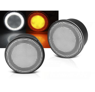 Intermitentes Chrysler Jeep Wrangler Jk 07-18 Led White