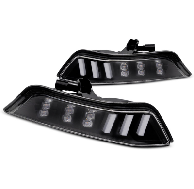 LED Intermitente Dinamico NEGRO DE DIRECCIÓN DELANTERA para FORD MUSTANG 15-17