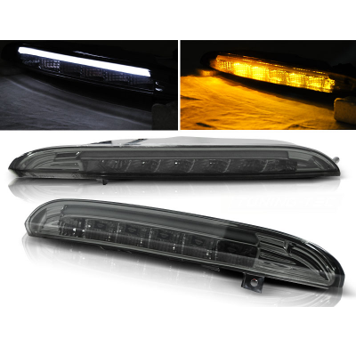 Faros Delanteros Luz Diurna Vw Passat Cc 08-12 Luz Diurna Delantera Ahumado Led