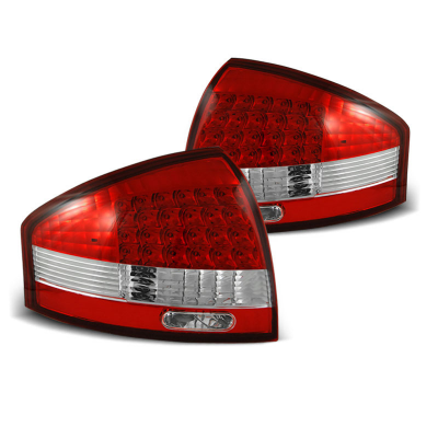 Pilotos Traseros Led Audi A6 97-04 Rojo/Blanco Led