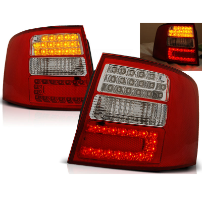 Pilotos Traseros Led Audi A6 05.97-05.04 Avant Rojo/Blanco Led