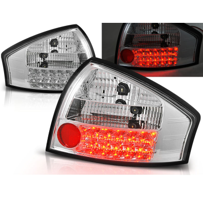 Pilotos Traseros Led Audi A6 05.97-.05.04 Cromado Led