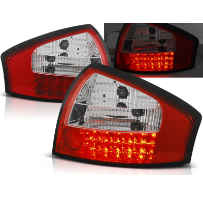 Pilotos Traseros Led Audi A6 05.97-05.04 Rojo/Blanco Led