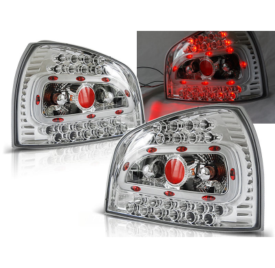 Pilotos Traseros Led Audi A3 08.96-08.00 Cromado Led