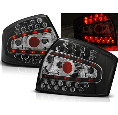 Pilotos Traseros Led Audi A4 8e 10.00-10.04 Sedan Negro Led