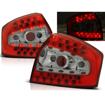 Pilotos Traseros Led Audi A4 8e 10.00-10.04 Sedan Rojo/Blanco Led