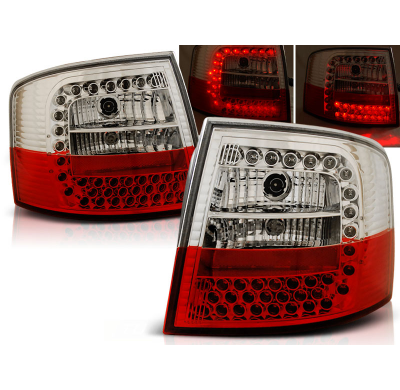 Pilotos Traseros Led Audi A6 05.97-05.04 Avant Rojo/Blanco Led