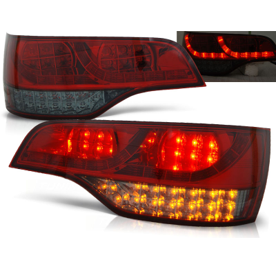 Pilotos Traseros Led Audi Q7 06-09 Rojo Ahumado Led