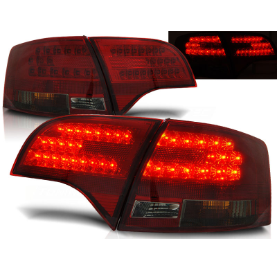 Pilotos Traseros Led Audi A4 B7 11.04-03.08 Avant Rojo Ahumado Led