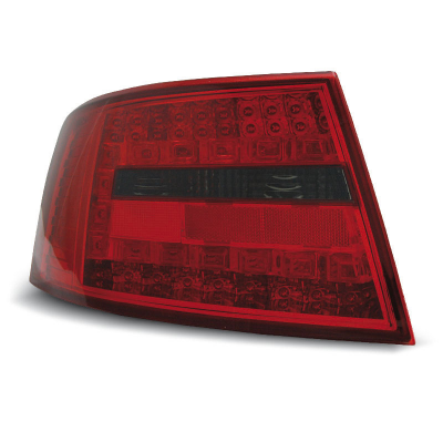 Pilotos Traseros Led Audi A6 C6 Sedan 04.04-08 Rojo Ahumado Led
