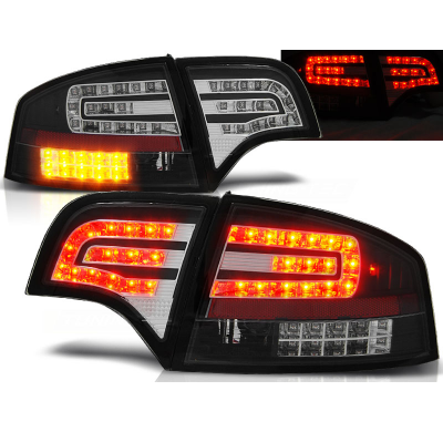 Pilotos Traseros Led Audi A4 B7 11.04-03.08 Sedan Negro Led
