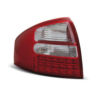 Pilotos Traseros Led Audi A6 05.97-05.04 Sedan Rojo/Blanco Led