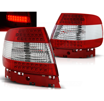 Pilotos Traseros Led Audi A4 11.94-09.00 Rojo/Blanco Led