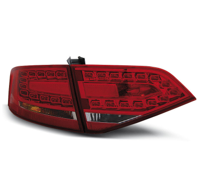 Pilotos Traseros Led Audi A4 B8 08-11 Sedan Rojo/Blanco Led
