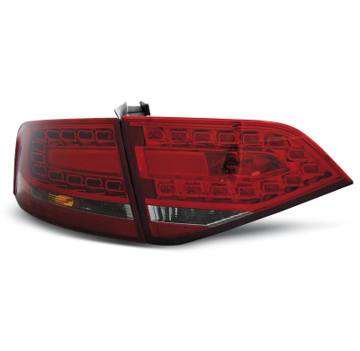 Pilotos Traseros Led Audi A4 B8 08-11 Sedan Rojo Ahumado Led