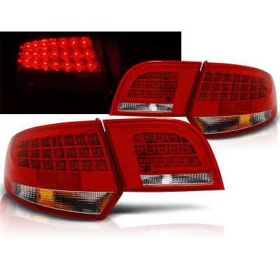 Pilotos Traseros Led Audi A3 8p 04-08 Sportback Rojo/Blanco Led