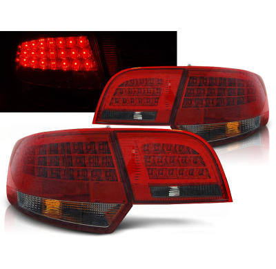 Pilotos Traseros Led Audi A3 8p 04-08 Sportback Rojo Ahumado Led