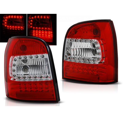 Pilotos Traseros Led Audi A4 94-01 Avant Rojo/Blanco Led