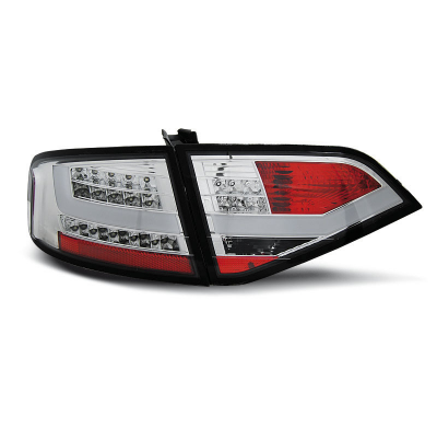 Pilotos Traseros Led Audi A4 B8 08-11 Sedan Cromado Led
