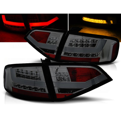 Pilotos Traseros Led Audi A4 B8 08-11 Sedan Ahumado Led