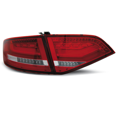 Pilotos Traseros Led Audi A4 B8 08-11 Sedan Rojo/Blanco Led