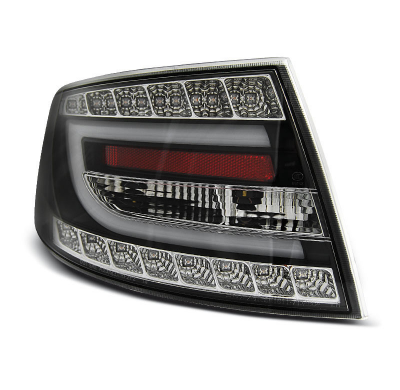 Pilotos Traseros Led Audi A6 C6 Sedan 04.04-08 Negro Led 6pin