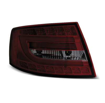 Pilotos Traseros Led Audi A6 C6 Sedan 04.04-08 Rojo Ahumado Led 6pin