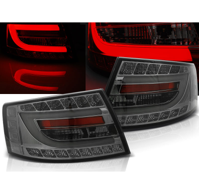 Pilotos Traseros Led Audi A6 C6 Sedan 04.04-08 Ahumado Led 6pin