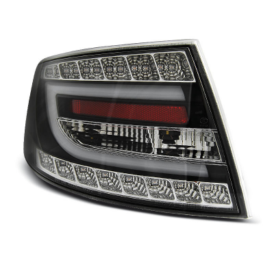 Pilotos Traseros Led Audi A6 C6 Sedan 04.04-08 Negro Led 7pin