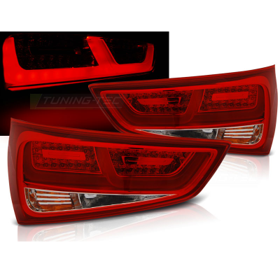 Pilotos Traseros Led Audi A1 2010-12.2014 Rojo/Blanco Led
