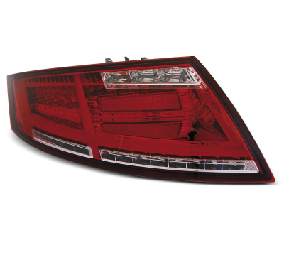 Pilotos Traseros Led Audi Tt 04.06-02.14 Red Blanco Led Bar